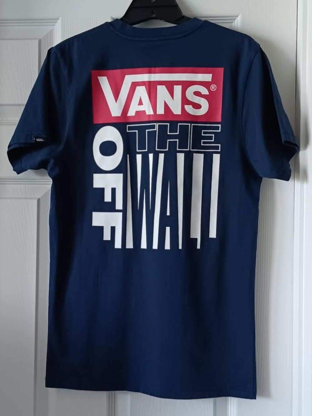 VANS TShirt Off the Wall Unisex Size Small Blue